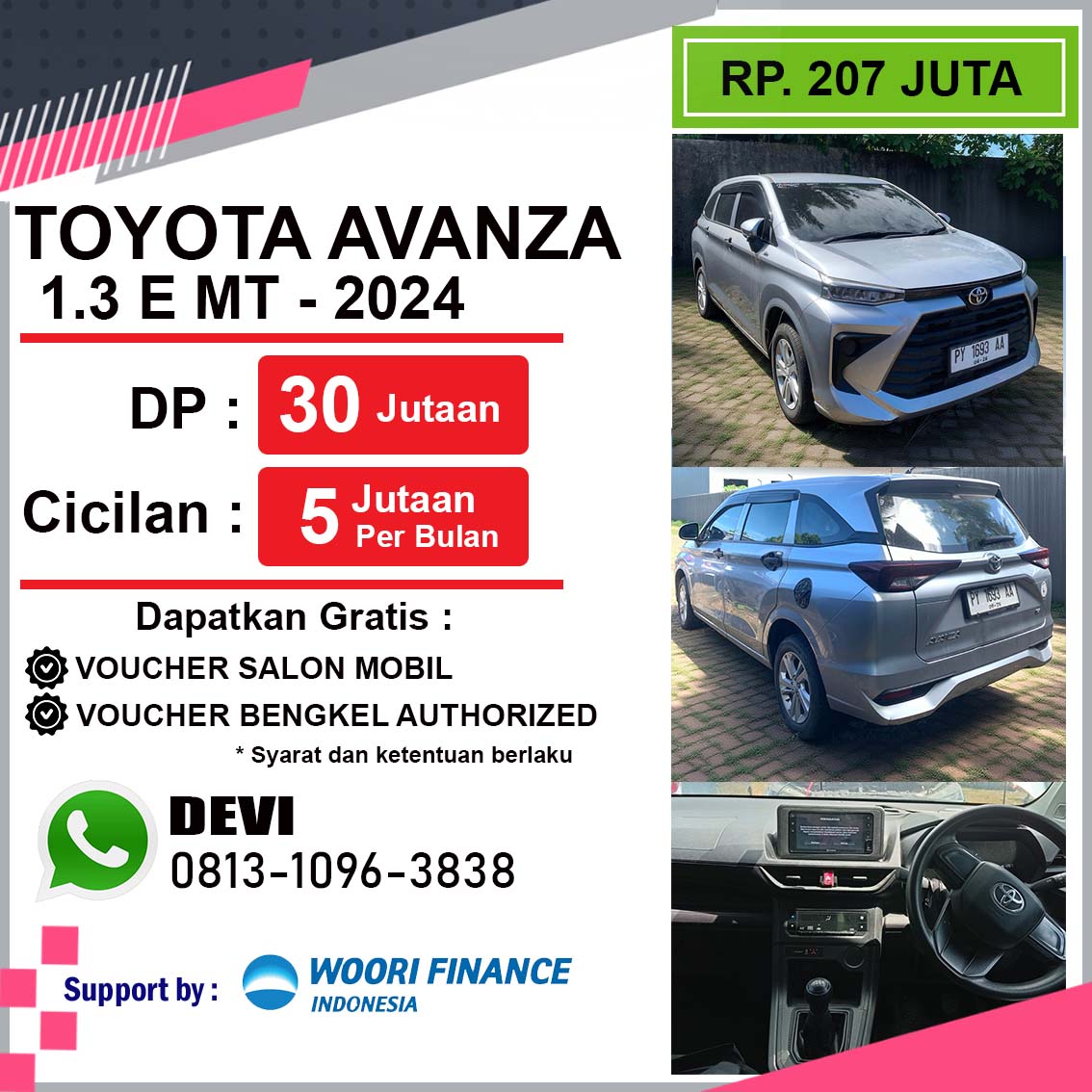AVANZA 1.3 E M/T 2024